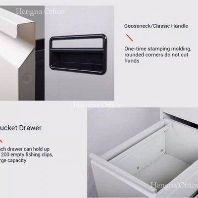 Multiple Colors Heavy-Duty Mobile A4 Hanging File Cabinet With Lockable System and Steel Column Slides | Large Capacity Storage for Office photo-5