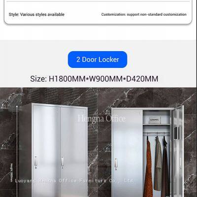 Casilleros de acero inoxidable duraderos con manija suave para escuelas y universidades - Diseño de capas y compartimentos - Soporte para personalización photo-3