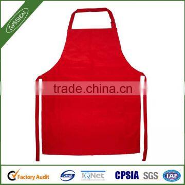 Cheap bulk wholesale promotional cotton red apron