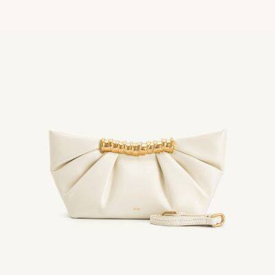 Summer New Evening Handbag For Women Wrinkled Metal Fashion Bag photo-3