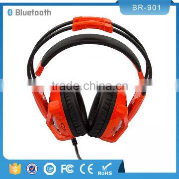Soft Leather Ear Cup Handsfree Headband Headset Wired Stereo Headphones Built-in Mic for Phones Tablet Computer