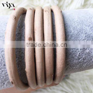 2016 High Class Leather Cord For Bracelet Jewelry 100% Genuine Ostrich Leather Rope Bracelet