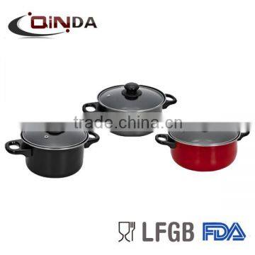 competitive price carbon steel 6pcs cassrole pot