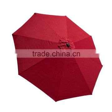 dark red 9foot 8 Ribs outdoor Umbrella cover Canopy Replacement