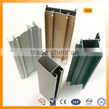 6063-T5 powder coated extruded aluminum windows