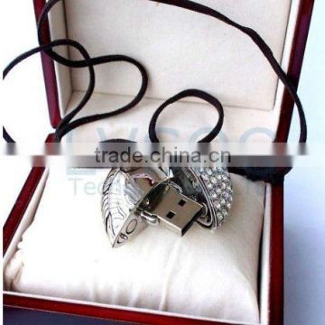 Jewelry Heart Shape USB 2.0 USB flash drives 4gb 8gb 16gb