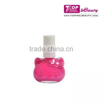 Cute design Hello Kitty shape nail polish