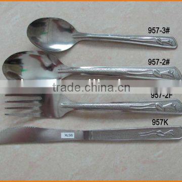 957 4pcs stainless steel cutlery set