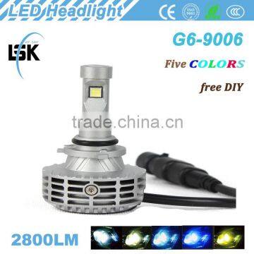 Popular g6 led headlight kit DC 12V-24V high intensive headlight led, adjustable led headlight car replacement