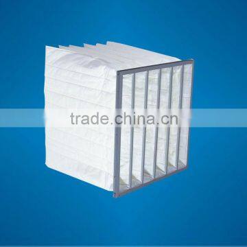 Medium efficiency F5 pocket air filter for AHU