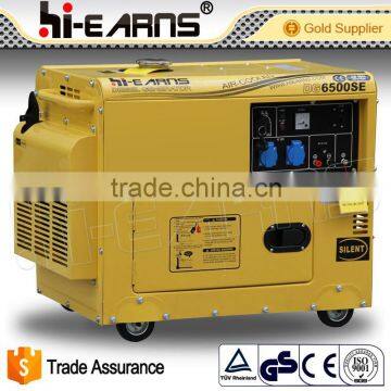 Portable model AC Single/Three phase silent 5KW diesel generator