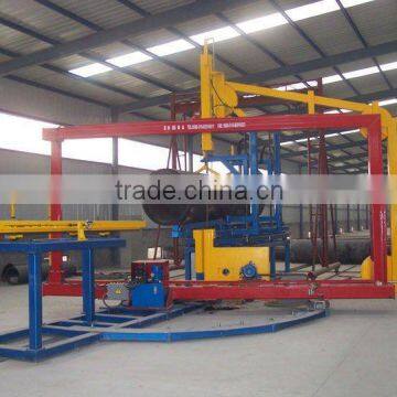 SJC1200 hydraulic cutting machine fo plastic pipes