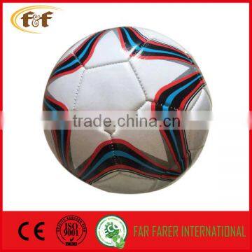 Difference colors New design Big star Promotional PVC soccer ball