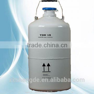 YDS-10 small capacity liquid nitrogen cryogenic storage tank