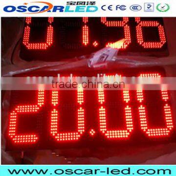 Petrol /gas Station 88.88 Led Price Sign 8inch 12 Inch 20'' Led 7 Segment Led Digit Display Screen Board photo-5