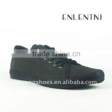 Hot selling black european men casual shoes