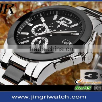 High quality 10atm water resistant men luxury brand japan movement stainless steel watch