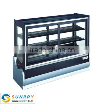 Commercial high quality bakery counter top display with shelves