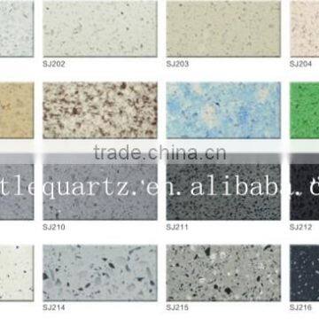 multi color quartz countertop,slab