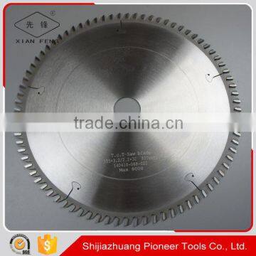 tungsten carbide tips disc saw blade 10inch 80t