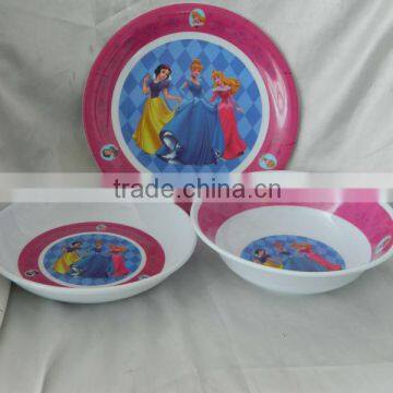 melamine tableware dinner sets bowl plate suop plate