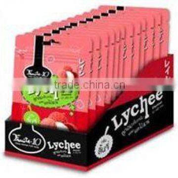 10% Fruit Gummy Soft Candy Fruity Lychee Flavored From Thailand photo-4