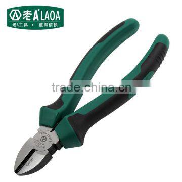 6 Inch Double Color TPR Handle Heavy Duty Diagonal Cutting Plier photo-3