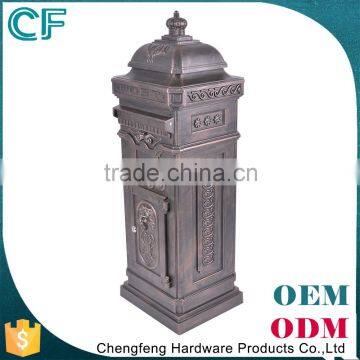 The Most Popular Style In Europe New Product Crown Decorative Front Door Letter Box From China