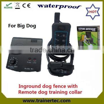 underground electric fence alarm & 300 meter remote dog trainer