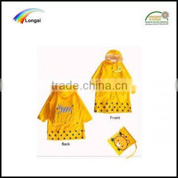 2016 Fashion High Quality Children Raincoat Wholesalers With Packing Bag photo-2