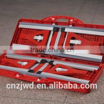 Outdoor Plastic Folding Picnic Table With 4 Seats Color Red photo-2