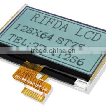 Square Positive LCD Module Display With Yellow LED Backlight