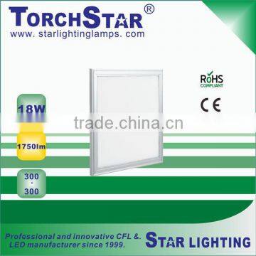 Ultra thin 230V LED panel light 18W indoor use
