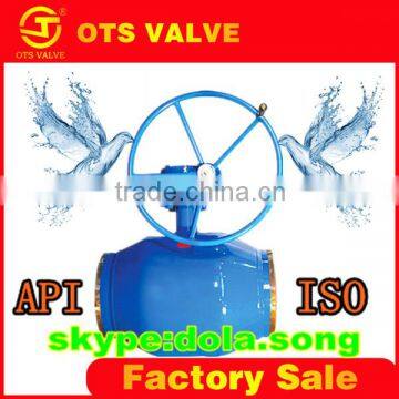 QV-DS019 API 4 inch cf8m welding high pressure ball valve