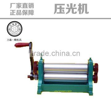 Roller beeswax flat machine