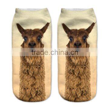 Ankle Socks Animals 3d Digital Full Print Colorful Socks Manufacturers