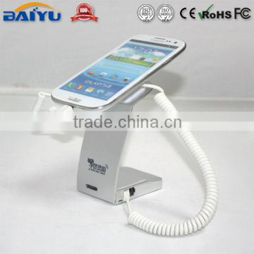 Fashionable anti-theft secure alarm desk mobile phone shelf