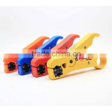 Network tool multi function UTP STP RG59 RG6 coaxial cable stripper