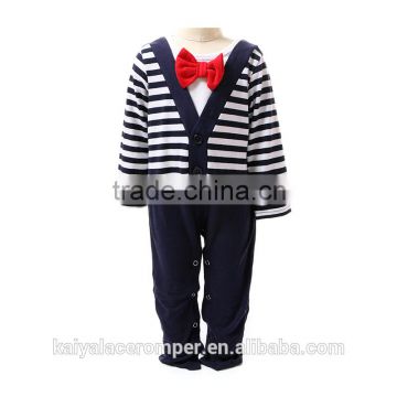 Toddler Baby Boys Dress Gentleman Romper Jumpsuit Korean Boys Clothing