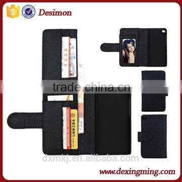 OEM flip leather smart case cover for huawei ascend p7