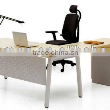 2016 new design one seat wooden modern executive desk office table design