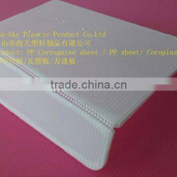 different shape fluted sheet