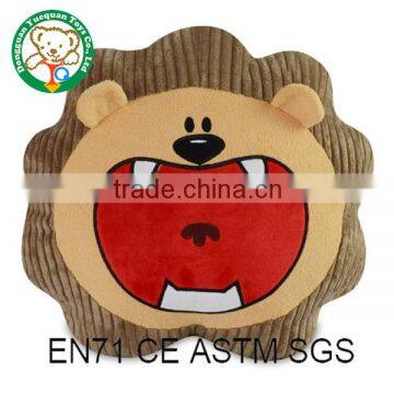 Animal toys & Yuequan best plush lion pillow manufactory in china