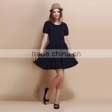 2015 Alibaba Wholesale Simple Design Fashion Dresses Girls