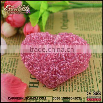 the Most Popular Romantic Heart Shape Decorative Wedding Candle photo-3