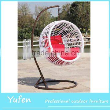 Comfortable rattan swing hanging round chair price