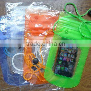 PVC Cheap Mobile Phone Waterproof Bag for Promotion