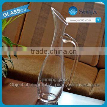 NO.9019 1000ml hot sale lead-free crystal Glass Wine Decanter fancy red wine glass decanter for hotel and home