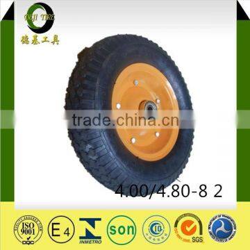 4.00-8 2PR 4PR HIGH QUALITY CHEAP PRICE AIR WHEEL WITH PLASTIC RIM