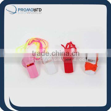 Hat whistle promotion whistle lanyard color matched whistle